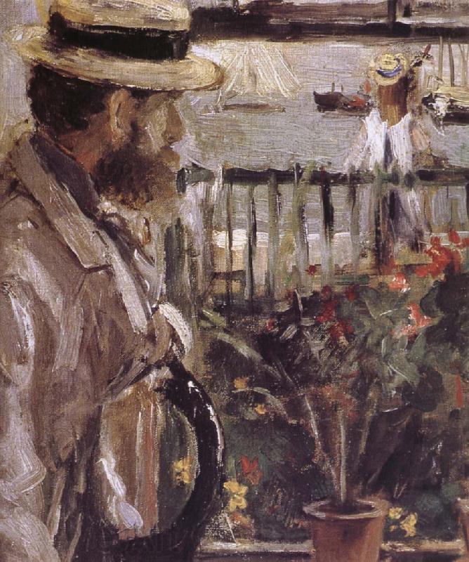 Berthe Morisot Detail of  The man at the Huaiter Island Norge oil painting art